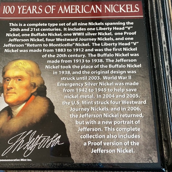 100 Years of American Nickels - Picture 2 of 4